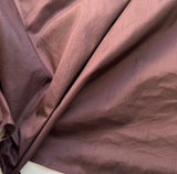 Mahogany Brown 100% Silk Dupioni Fabric