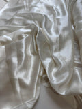 Ivory - 100% Silk Charmeuse Fabric 54" width