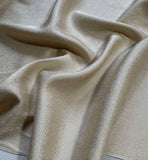 Ivory Crackle - 100% Silk Jacquard Fabric