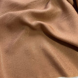 Copper Terra Cotta Crackle - 100% Silk Jacquard Fabric