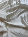 Ivory - 100% Silk Charmeuse Fabric 54" width