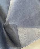 Blue Steel - 100% Silk Organza Fabric