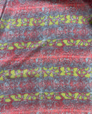 Pink, Lime & Blue Snakeskin - 16mm Silk Crepe de Chine Fabric