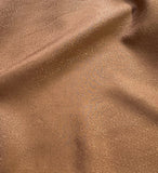 Copper Terra Cotta Crackle - 100% Silk Jacquard Fabric