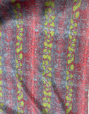 Pink, Lime & Blue Snakeskin - 16mm Silk Crepe de Chine Fabric