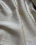 Ivory Crackle - 100% Silk Jacquard Fabric