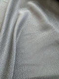 Silver Gray Crackle - 100% Silk Jacquard Fabric