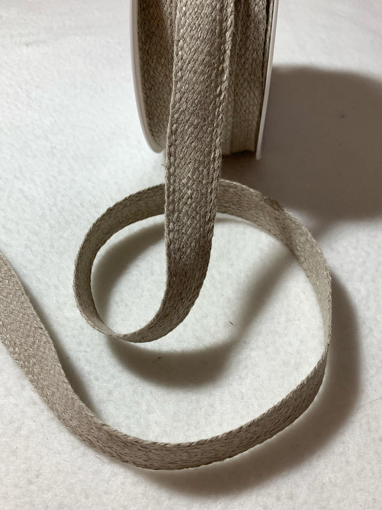 7/8" Linen Braid Ribbon Trim - Made in France