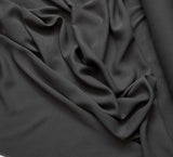 Dark Smoky Taupe - 18mm Silk Crepe Georgette Chiffon Fabric