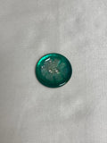 Italian Dyed Emerald Green Natural Shell MOP Pearl Button (3 Sizes to Choose From)