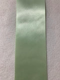 Mint Green French Satin Double Face Ribbon - 2.5" wide - 5 Yards - Made in France