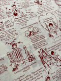 All My Heart by Riley Blake J Wecker Frisch 100% Cotton Fabric Retro  Valentine's Day