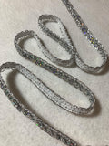 Silver Holographic Holo Sequin Ribbon (1/2" wide - 3 Yards)