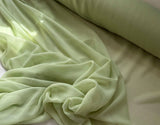 Pistachio Green - Silk Chiffon Fabric 8 momme weight