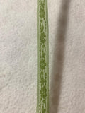 Vintage Apple Green Insertion Lace Trim 5/8" wide x 3 Yards