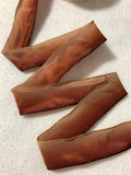 Ombre Bronze & Copper Vintage French Wired Taffeta Ribbon 1" wide