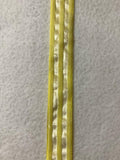 Vintage French Velvet Ribbon - Yellow Stripes (15/16" wide)