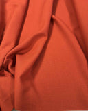 Burnt Orange Linen & Rayon Blend Fabric