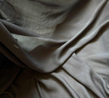 Smoky Taupe - 16mm Silk Crepe Georgette Chiffon Fabric