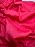 Scarlet Red - Hand Dyed Silk/Cotton Voile