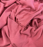 Bubblegum Pink - Hand Dyed Poplin Gauze Silk Noil