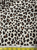 Leopard or Cheetah Spots Animal Print - 100% Rayon Challis Fabric