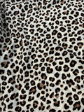 Leopard or Cheetah Spots Animal Print - 100% Rayon Challis Fabric