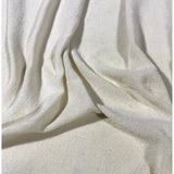 Remnant Sale 12"x45" - ECRU Hand Dyed Raw Silk Gauze NOIL Fabric