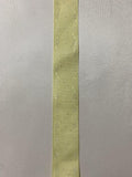 Butter Yellow Hearts & Flowers Jacquard Grosgrain Ribbon Trim 1-1/8"x 3 Yards