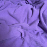 Bright Lavender - Hand Dyed Waffle Weave Silk Noil