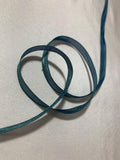 Vintage Iridescent Blue Satin Ribbon Made in Japan 3/8"x 5 Yards