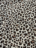 Leopard or Cheetah Spots Animal Print - 100% Rayon Challis Fabric