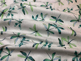 Dragonflies White, Tranquil Waters by Deborah Edwards for Northcott Cotton Fabric DP27209-10