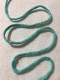 Aqua Wool Felt Cord Ribbon Trim 1/4"x 3 Yards