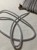 White Twisted Satin Cord Trim 3/8"