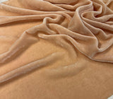 Peach - Hand Dyed Silk Velvet