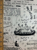 She Who Sews Gray Vintage by J Wecker Frisch Riley Blake Cotton Fabric