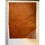 Sale #2 6"x8" BURNT ORANGE Cow Hide Leather