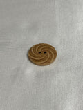 Swirl Wood Round Button - Dill Buttons Brand (2 Sizes to Choose From)