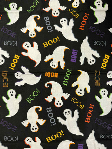 Spooky Ghosts Halloween by David Textiles 100% Cotton Fabric