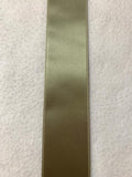 Spring Moss Green Swiss Satin Double Face Ribbon - 1.5" wide - 5 Yards - Made in Switzerland