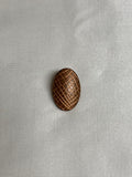 Copper Crocodile Reptile Metal Oval Button (3 Sizes to Choose From)