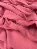 Bubblegum Pink - Hand Dyed Poplin Gauze Silk Noil