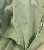 Moss Green - Hand Dyed Silk/Cotton Voile