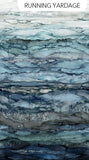Soar Moody Blues Ombre Textured - by Deborah Edwards for Northcott Cotton Fabric DP24582-44