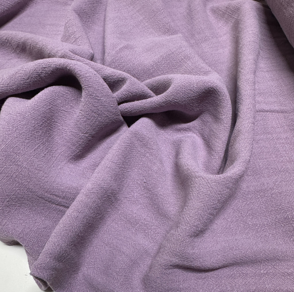 Dusty Lavender Super Soft Linen & Rayon Blend Fabric
