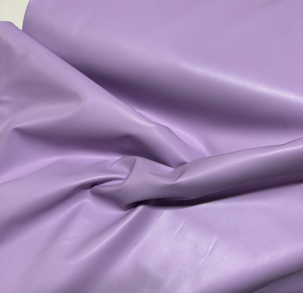 Lavender Purple Vinyl Fabric Faux Leather