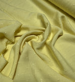 Yellow Dotted Swiss Rayon Heirloom Fabric
