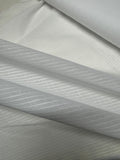 White Stripe Cotton Voile Fabric