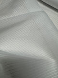 White Stripe Cotton Voile Fabric